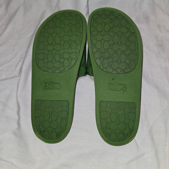 Coach Men\'s Green Sandals